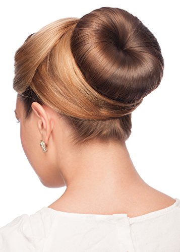 Beaute Galleria Magic 4 Pieces Beige Blonde Foam Sponge Twist Shapers, Hair Bun Maker, Hair Donuts for Ballet Buns (2 Small, 2 Large) - color: Beige