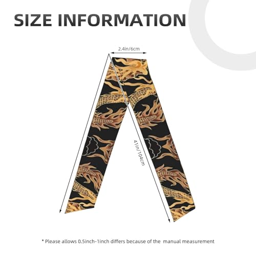 Sports Head Tie Westie Dogs Beach Summer Tropical Tie Sweatband Headband Men Women Elastic Bandana Adjustable Non-Slip Moisture Wicking for Running Football Yoga Workout Athletic Hair Ninja Head Band - color: Oriental Dragon