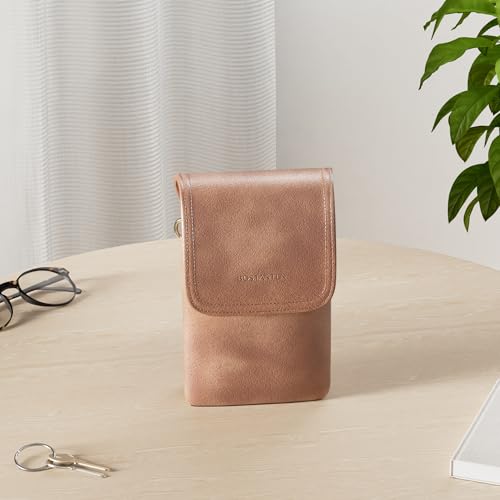 BOSTANTEN Vegan Leather Crossbody Bags for Women Designer Cell Phone Bag Wallet Purses Adjustable Strap - color: A-01-retro Brown
