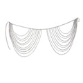 Rhinestone Body Chains Layered Crystal Waist Chain Beach Bikini Jewelry for Women