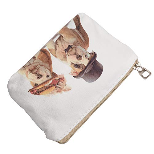Women and Girls Cute Fashion Coin Purse Wallet Bag Change Pouch Key Holder - color: Cute Dog
