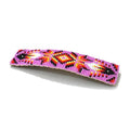 Beaded Hair Clips Native American Style Handmade Collection (Pink) - color: Pink