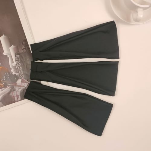 YONUF Fashion Headbands For Women Wide Headband Yoga Workout Head Bands Hair Accessories Black Band 6 Pack - color: Black