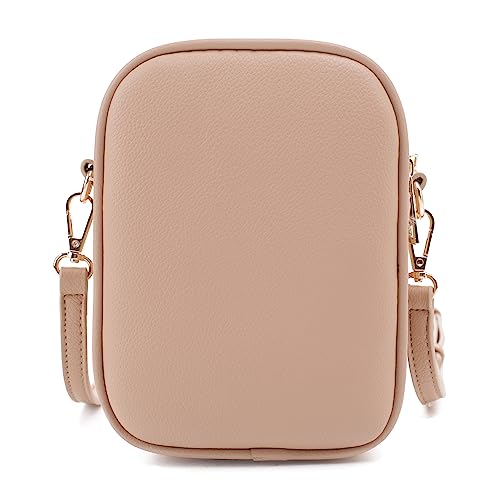 Mali+Lili, Josie Triple Zip Crossbody Bag - color: Taupe