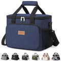 Lifewit Medium Lunch Bag, Insulated Lunch Box, Soft Cooler Cooling Tote for Adult Men Women, Dark Blue 12-Can (9L) - color: Dark Blue, size: Medium(9L)