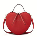 Crossbody Purse for Women Small Crossbody Bags Trendy Vegan Leather with Adjustable Shoulder Straps Gift for Mother Wife Mom - color: 669-red