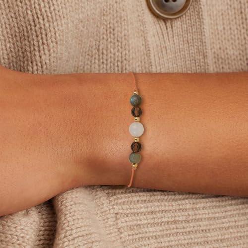 Empath Anxiety Calming Protection Bracelets Gifts for Her, Natural Healing Natural Stone Beaded Bracelet Healing Bracelets Jewelry for Women - color: Healing Takes Time