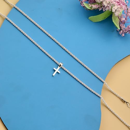 Ankle Bracelets for Women Gold Silver Layered Glitter Anklet for Women Waterproof Beach Cross Anklet Set Dainty Summer Foot Jewelry - color: Silver Cross Layered