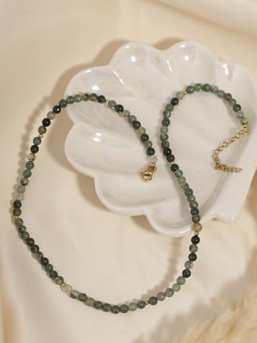 Sacina Boho Trendy Colorful Beaded Choker - Crystal, Hippie, Summer & Beach Necklace - Y2k Style, Perfect for Women