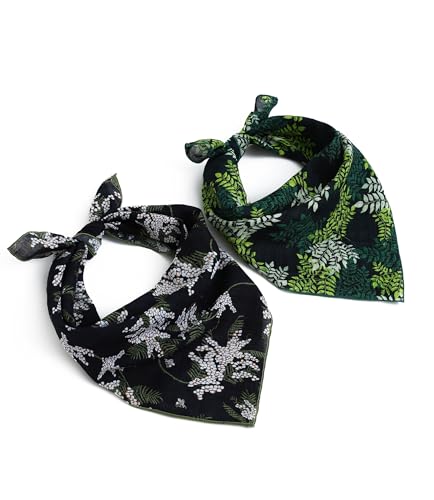 STARWHISPER Multicolored 22''x22'' Cotton Bandana for Women and Men Multi-purpose Headband Hair Scarf Protective Coverage - color: D15