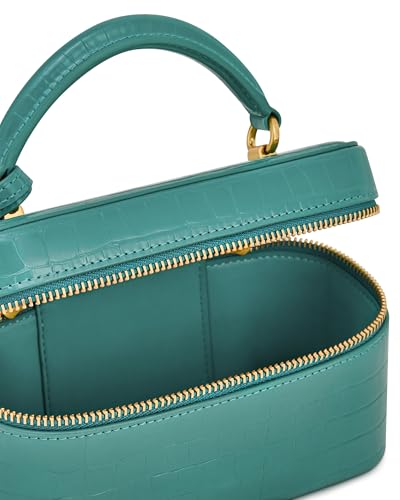 JW PEI Women's Cleo Box Shape Top Handle Bag - color: Green Croc