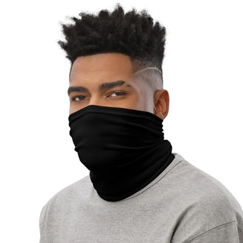12-30 Pieces Neck Gaiters Scarf Head Wrap Headwear Balaclava Face Mask Sun Bandanas for Women Men Running,Cycling,Fishing - color: 30pcs-black