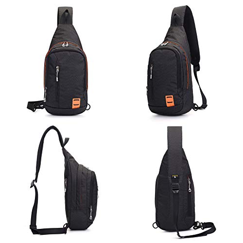 Peicees Small Sling Backpack Waterproof Unisex Shoulder Bag Chest Crossbody Daypack - color: 2_blue, size: Small