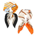 vimate Head Scarf for Women Hair 27'' Square Satin Silk Feeling Bnadana Neck Scarf Handbag Accessories Etc - color: D101#.2 Pack-horse and Carriage