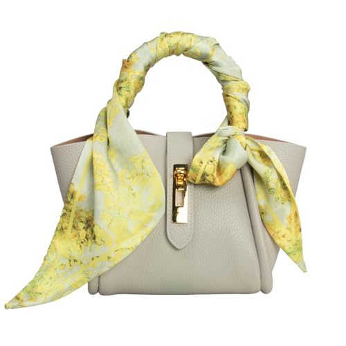 RIIQIICHY Hair Scarf for Women Like Silk Scarves Headband Neck Scarfs Twilly Purse Accessories - color: C012