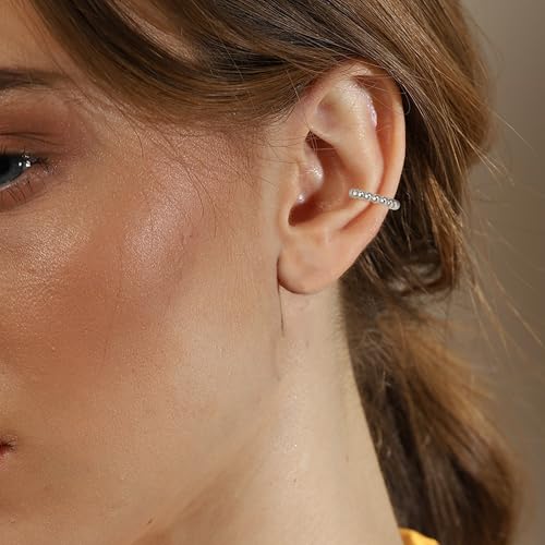 14K Gold Plated Ear Cuff Earrings for Women No Piercing Cartilage Earrings Helix Cuff Earrings