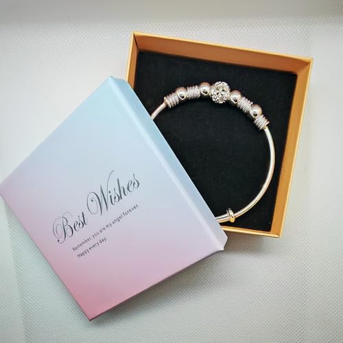 925 Sterling Silver Adjustable Bracelet for Women, Hollow Lantern Bead Design, Sliding Clasp Bangle, Elegant Jewelry Gift for Valentine’s Day, Birthday, Anniversary