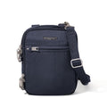 Baggallini Securtex® Anti-theft Mini Everything Crossbody Bag, 6.3"x8.25" Rfid, Locking Zippers & Cut-resistant Strap - color: French Navy