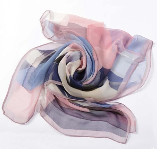 Xyueanlo Scarfs for Women Fashion Scarves Print Pattern Lightweight Sunscreen Scarf Wraps Shawls - color: Multicolor