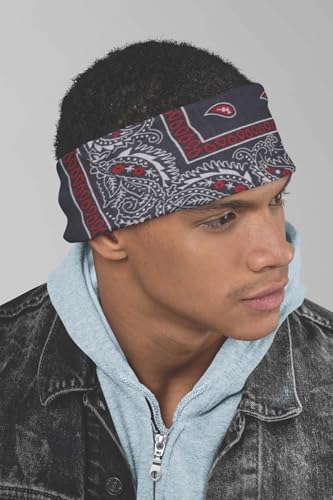 Motique Accessories Two Tone Paisley Bandana - Set of 3 - color: Charcoal