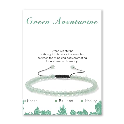 Lit Wall Crystal Anklets for Women Handmade Beach Boho Ankle Bracelet 4mm Adjustable Beaded Ankle Bracelet Waterproof Natural Stone Anklet Plus Size Anklets Gemstone Anklet Jewelry Gift for Her - style: Jade