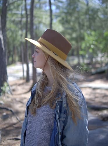 Bouie Safari Sun Hat - UPF 50+, Water-Repellent Wide Brim Bucket Hat for Hiking, Fishing - color: Mustard, size: Large