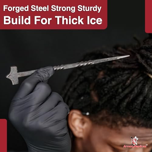 Armory Replicas™ Hand-Forged Zinc Alloy Twisted Hair Pin – Mystical Styling Accessory for Updos and Daily Wear | Mother’s Day, Valentine's, Birthdays | - style: Design3