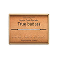 KGBNCIE Inspirational Gifts for Women, Morse Code Funny Gifts Bracelets for Women, S925 Sterling Silver Morse Code Bracelets Friend Gifts - style: 6-True Badass