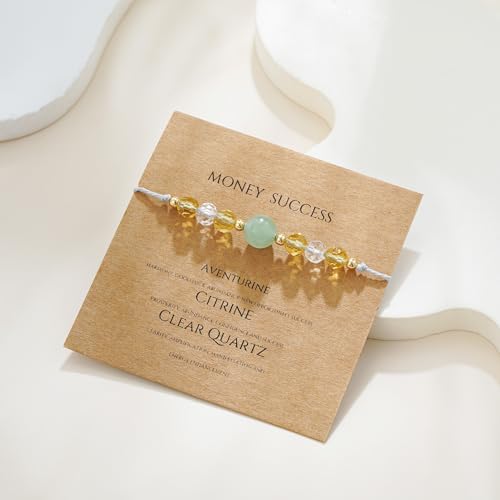 Empath Anxiety Calming Protection Bracelets Gifts for Her, Natural Healing Natural Stone Beaded Bracelet Healing Bracelets Jewelry for Women - color: Peach Moonstone