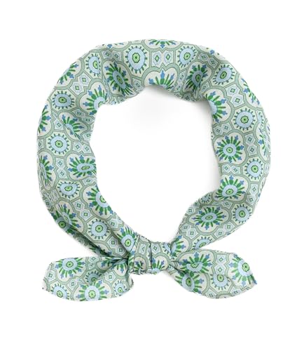 21"x21" Soft Cotton Bandana for Men and Women Unisex Head Wrap Scarf Headband Face Mask for Outdoor - color: Qm-geomoss