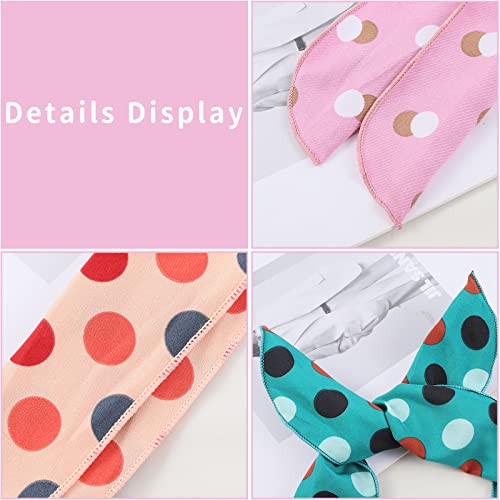 ONEYE Wire Headbands for Women - Dot Twist Bow, Bunny Ears Headband, Fashion Wire Headwraps for Hair Bands, Holders & Accessories for Workout, Yoga, Running - Pack of 8