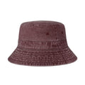Hot Summer Bucket Hat - Trendy Cotton Sun Hat for Beach, Golf, Fishing - Fun Outdoor Vacation Boonie for Men and Women - color: Berry