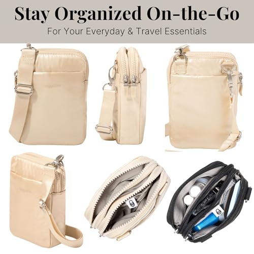 Baggallini Women's Modern Take Two Rfid Crossbody - color: Champagne Puff