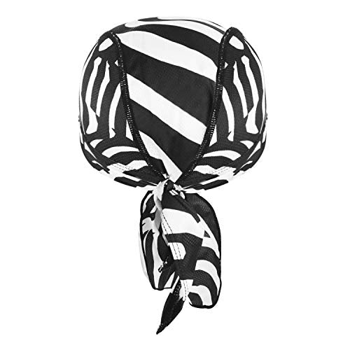 PURFUN Men Women Breathable Cycling Bandana Headscarf Adjustable Sweat Wicking Quick Dry Mesh Head Scarf Wrap Liner Skull Cap - color: Tj-mc-06