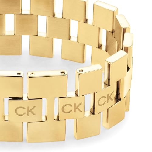 Calvin Klein Jewelry Women's Link Bracelet - color: Gold Plated