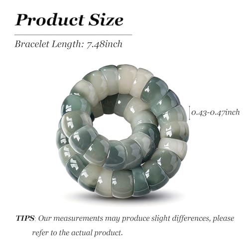 Fidget Bracelet Natural Bodhi Seeds Beaded Bracelets Zen Fidget Stretch Bracelets Alleviate Anxiety Stress Protection Healing Bodhi Jewelry Gifts for Women Men - color: A9:Fidget Bracelet