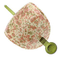 Camila Paris CP3343 French Hair Bun Holder Cover Cap Hair Updo, Pink and Green, Hair Pin Thru, Strong Hold Grip Hair Clips for Women, No Slip and Durable Styling Girls Hair Accessories, Made in France - color: Pink/Green