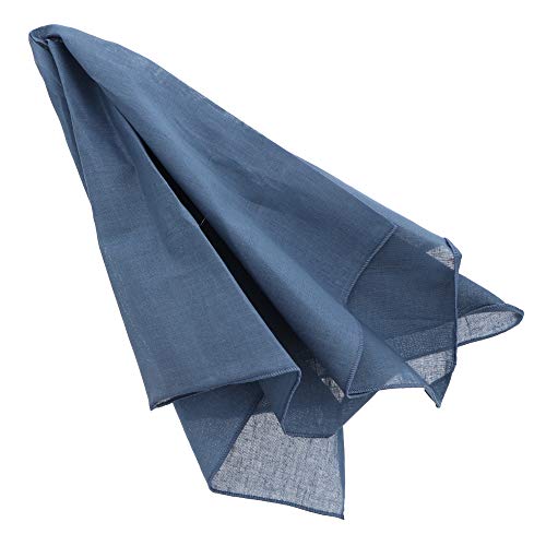 Motique Accessories Solid Color Bandana - Set of 4 - color: Grey Burgundy