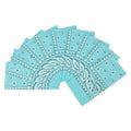 Vamqor 100% Cotton 10 Pack Fine Bandanas - color: Light Blue