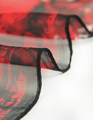 PANTONIGHT Long Chiffon Fashion Scarf Lightweight Chiffon Sheer for women - color: No.782