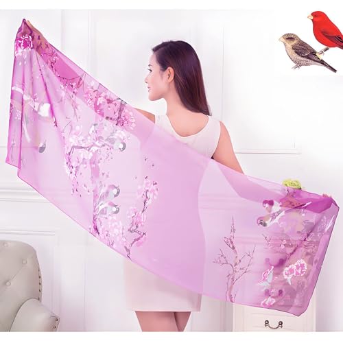 Boho Scarf for Women Lightweight Summer Scarves Fashion Shawl Wrap - color: H06