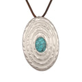 JAOYU Boho Necklace for Women Large Pendant Necklace Boho Long Choker Leather Gold Necklace Vintage Earthy Jewelry Trendy - style: Long Casual Necklace