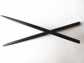 Zz-bs-zg 2 Count Hair Sticks Natural Ebony (Black Sandalwood) Handmade Carved Hair Clip Shawl Hair Pins Pack of 2 Pcs