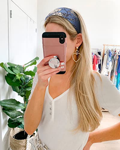 AKTVSHOW Boho Headbands for Women Fashion Wide Headband Non-Slip Head Band for Women's Hair Wide Thick Sweat Hair Bands, Trendy Hair Accessories for Women's - color: Boho