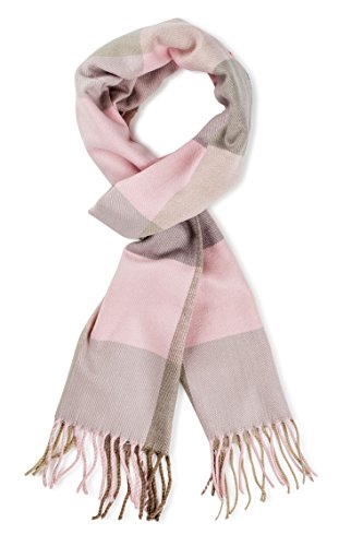 VERONZ Super Soft Classic Cashmere Feel Winter Scarf - color: Light Color Boxes