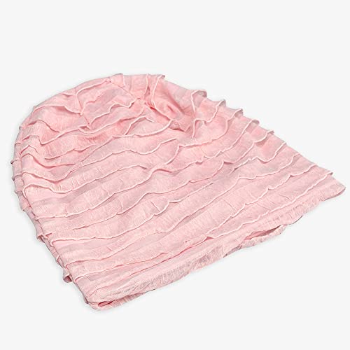 XYIYI Womens Chemo Headwear Hats Cotton Slouchy Beanie Cap Scarf - color: 2pcs Blinds Black Pink-bb