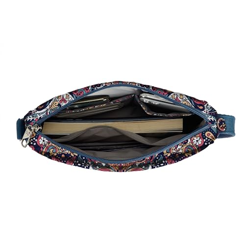 Travelon Anti-Theft Classic Small East/West Crossbody - color: Summer