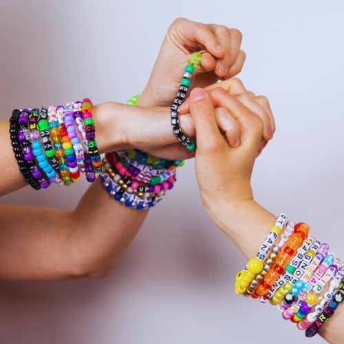 KANDI BAR 'Good Vibes' Collection (37 Rave Bracelets)