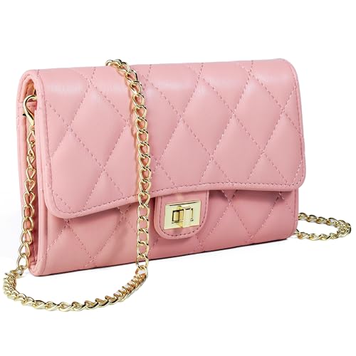 Small Cross Body Purses Sling Crossbody Bags for Women, Shoulder Bag Tote Purse Cross Body Bag Phone Bags - color: Q Pink