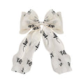 Large Hair Bow Clips for Women, Pink Bow Hair Barrettes with Long Tail French Hair Ribbon Clips Hair Accessories for Girls (Rose) - color: Rose